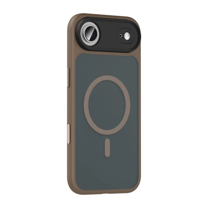 Apple iPhone 17 Air Kılıf Mat Arka Yüzey Wireless Şarj Özellikli Redclick Flet M-safe Kapak