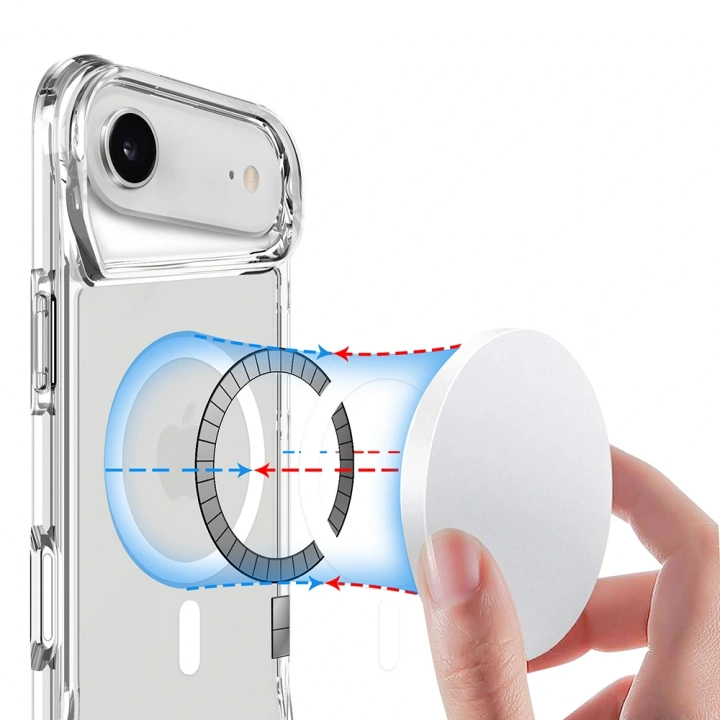 Apple iPhone 17 Air Kılıf Redclick M-safe Şarj Özellikli T-Max M-safe Kapak