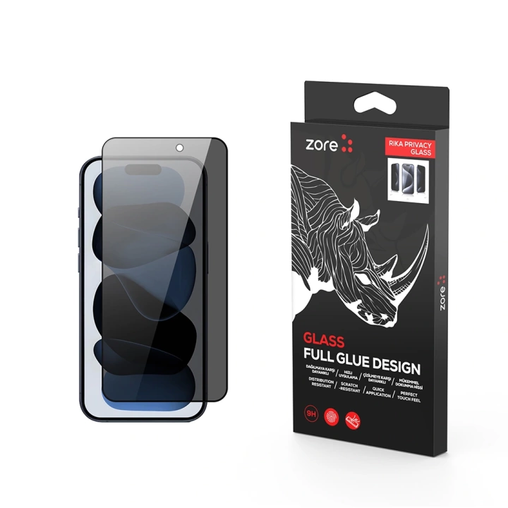 Apple iPhone 17 Air Redclick Rika Premium Privacy Temperli Cam Ekran Koruyucu