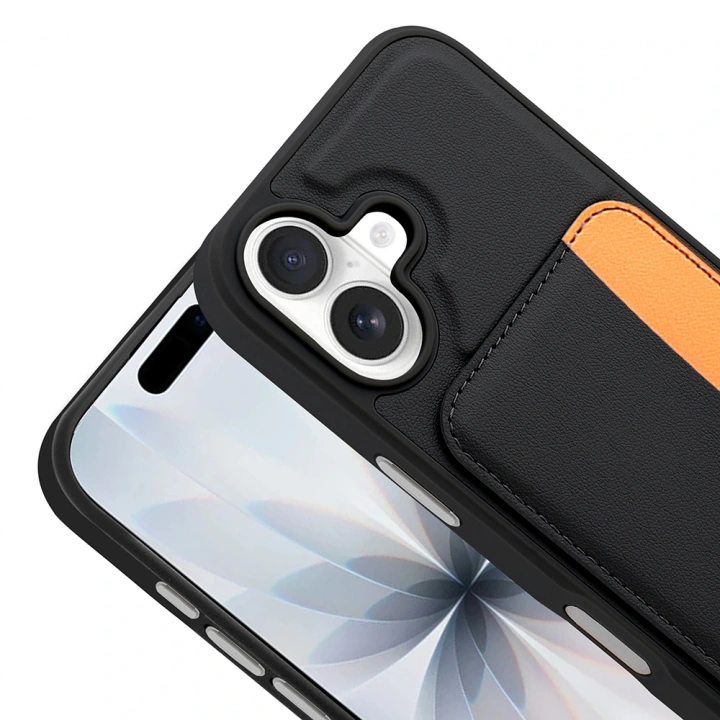 Apple iPhone 17 Kılıf Kartlıklı Redclick X-Kart Silikon Kapak