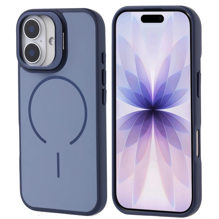 Apple iPhone 17 Kılıf M-safe Şarj Özellikli Kamera Standlı Redclick Notron Kapak