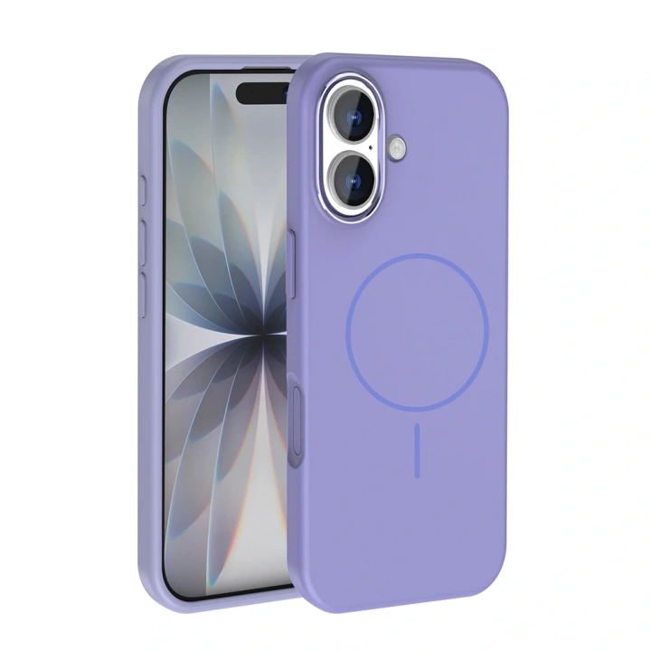 Apple iPhone 17 Kılıf M-Safe Şarj Özellikli Metal Kamera Çerçeveli Redclick Edi Silikon Kapak