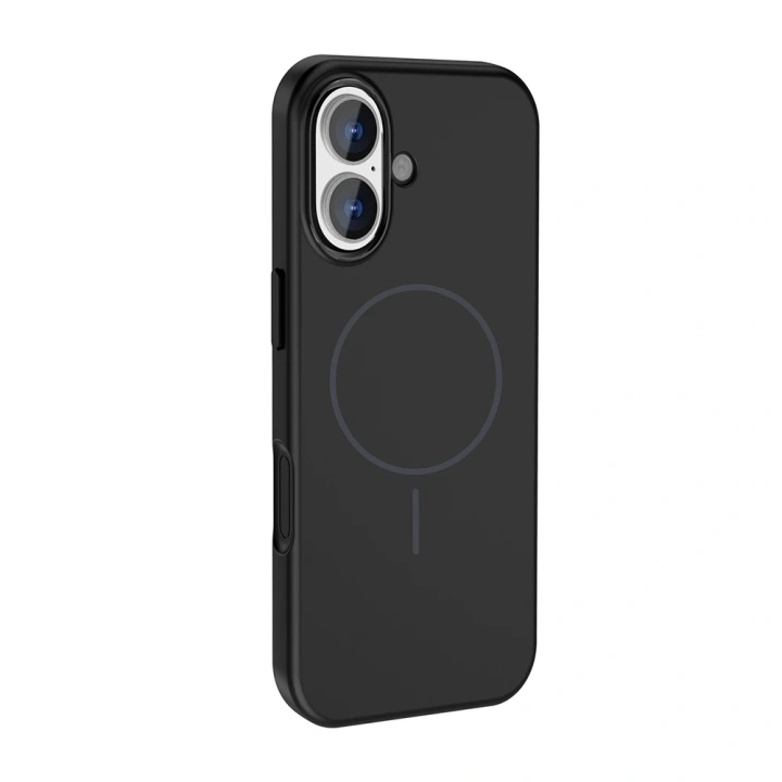 Apple iPhone 17 Kılıf M-Safe Şarj Özellikli Metal Kamera Çerçeveli Redclick Edi Silikon Kapak
