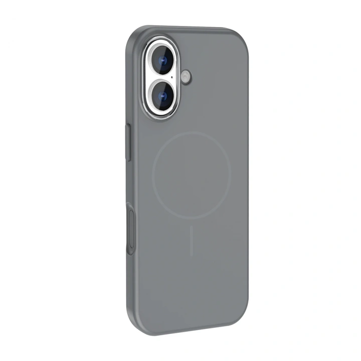 Apple iPhone 17 Kılıf M-Safe Şarj Özellikli Metal Kamera Çerçeveli Redclick Edi Silikon Kapak