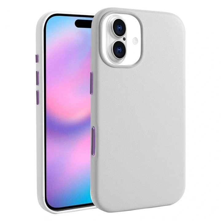 Apple iPhone 17 Kılıf M-safe Şarj Özellikli PU Deri Görünümlü Redclick Kupra Kapak