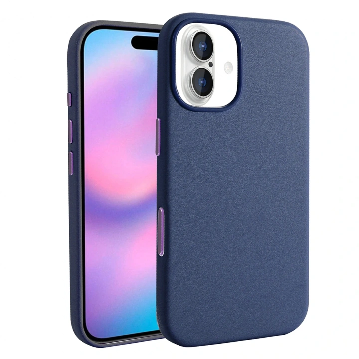 Apple iPhone 17 Kılıf M-safe Şarj Özellikli PU Deri Görünümlü Redclick Kupra Kapak