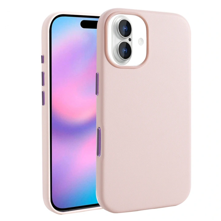 Apple iPhone 17 Kılıf M-safe Şarj Özellikli PU Deri Görünümlü Redclick Kupra Kapak