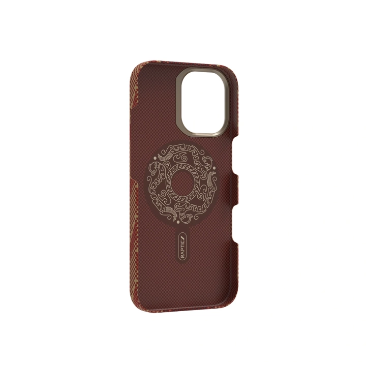 Apple iPhone 17 Kılıf M-safe Şarj Özellikli Raptic Aramid Skin Bionic Serisi Kapak