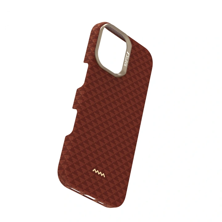 Apple iPhone 17 Kılıf M-safe Şarj Özellikli Raptic Aramid Skin Origin Serisi Kapak