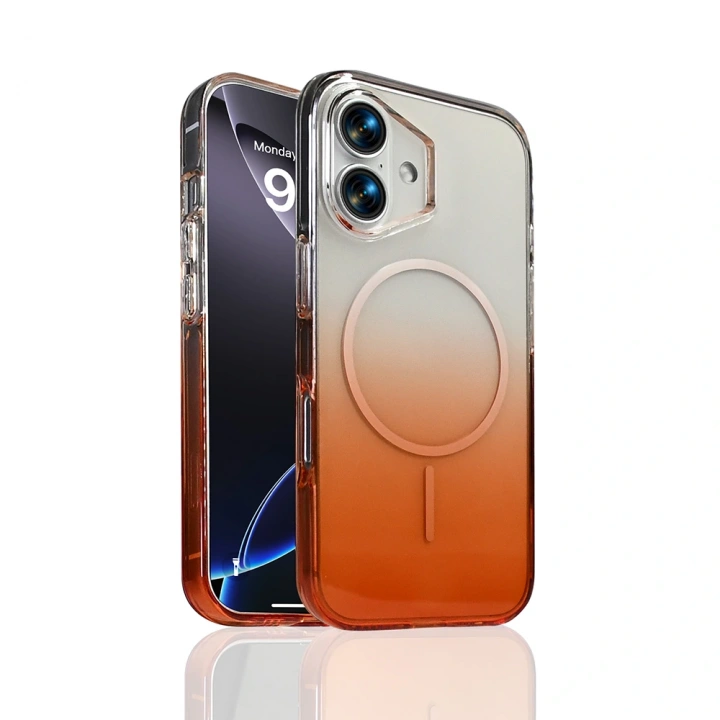 Apple iPhone 17 Kılıf M-Safe Şarj Özellikli Redclick Septik Silikon Kapak