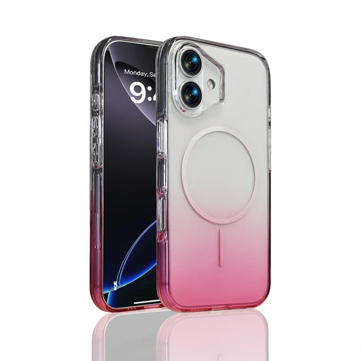 Apple iPhone 17 Kılıf M-Safe Şarj Özellikli Redclick Septik Silikon Kapak