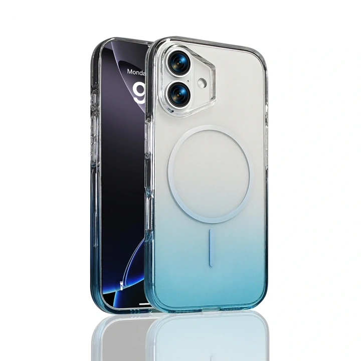 Apple iPhone 17 Kılıf M-Safe Şarj Özellikli Redclick Septik Silikon Kapak