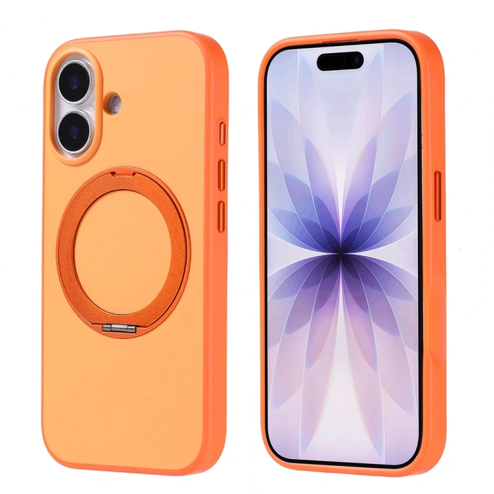 Apple iPhone 17 Kılıf M-Safe Şarj Özellikli Standlı Redclick Proton Silikon Kapak