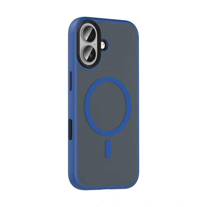 Apple iPhone 17 Kılıf Mat Arka Yüzey Wireless Şarj Özellikli Redclick Flet M-safe Kapak