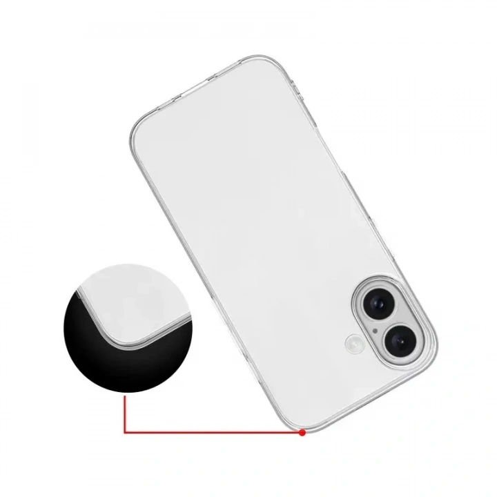 Apple iPhone 17 Kılıf Redclick Süper Silikon Kapak