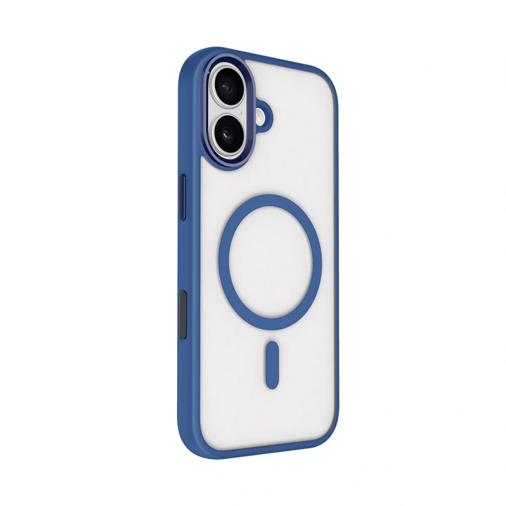 Apple iPhone 17 Kılıf Wireless Şarj Özellikli Redclick Krom M-safe Silikon Kapak