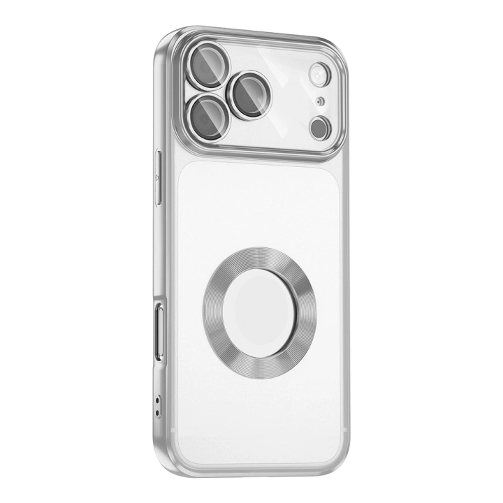 Apple iPhone 17 Pro Kılıf Kamera Korumalı Logo Gösteren Redclick Omega Kapak