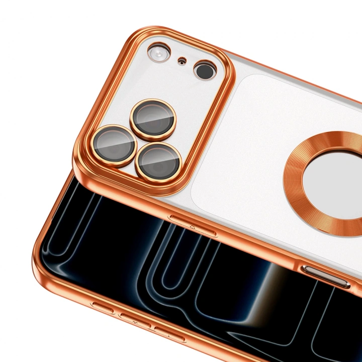 Apple iPhone 17 Pro Kılıf Kamera Korumalı Logo Gösteren Redclick Omega Kapak