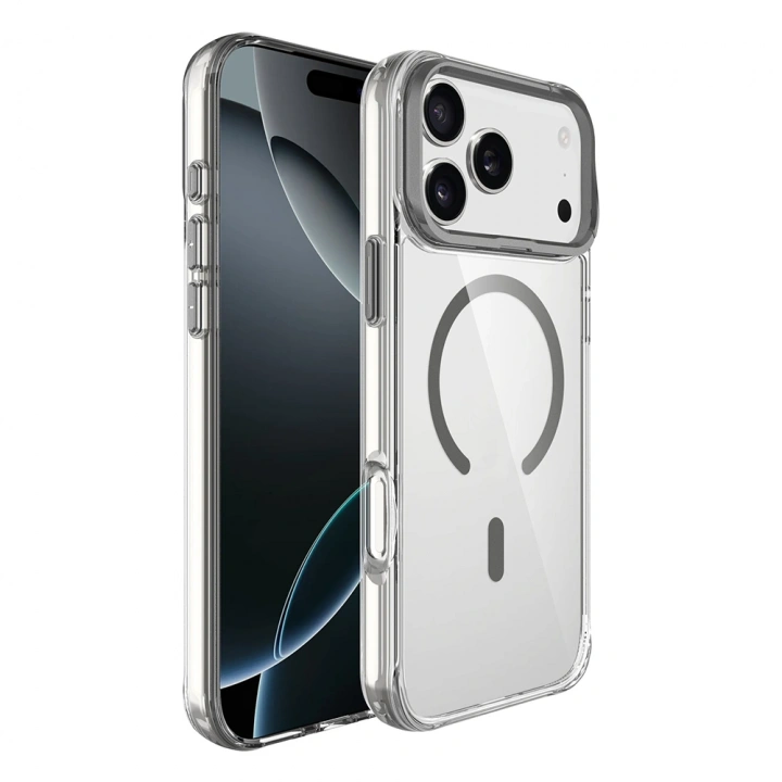 Apple iPhone 17 Pro Kılıf M-safe Şarj Özellikli Airbagli Kamera Standlı Redclick Azor Kapak