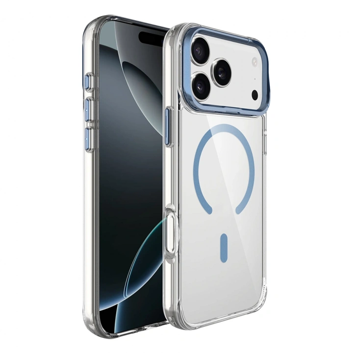 Apple iPhone 17 Pro Kılıf M-safe Şarj Özellikli Airbagli Kamera Standlı Redclick Azor Kapak