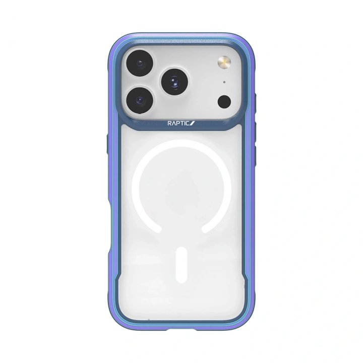 Apple iPhone 17 Pro Kılıf M-safe Şarj Özellikli Airbagli Raptic Shield Serisi Şeffaf Arka Yüzey Kapak