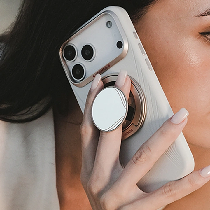 Apple iPhone 17 Pro Kılıf M-Safe Şarj Özellikli Çizgili Udemos Freedom Serisi Kapak