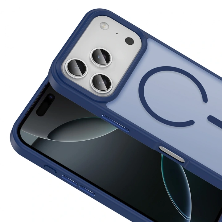 Apple iPhone 17 Pro Kılıf M-safe Şarj Özellikli Mat Arka Yüzey Redclick Sio Kapak