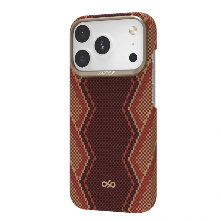 Apple iPhone 17 Pro Kılıf M-safe Şarj Özellikli Raptic Aramid Skin Bionic Serisi Kapak