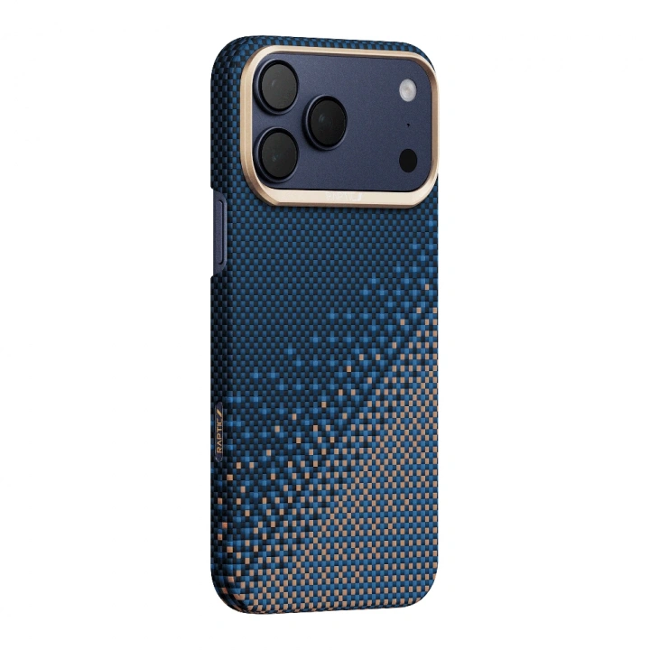 Apple iPhone 17 Pro Kılıf M-safe Şarj Özellikli Raptic Aramid Skin Serenity Serisi Kapak