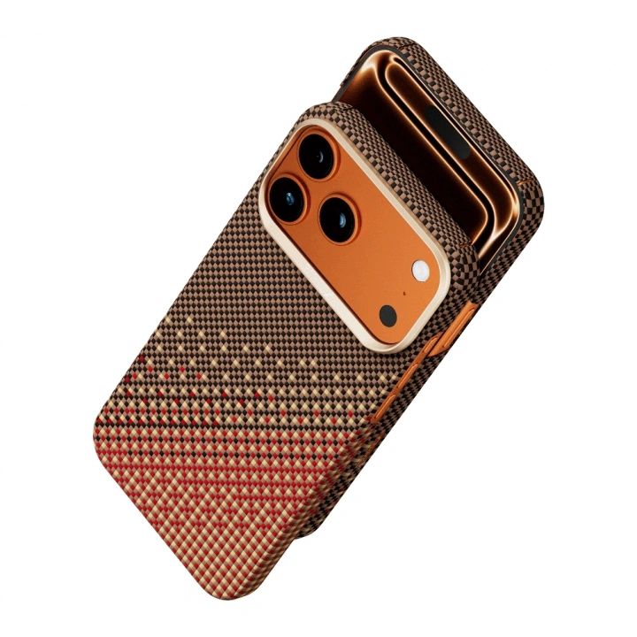 Apple iPhone 17 Pro Kılıf M-safe Şarj Özellikli Raptic Aramid Skin Serenity Serisi Kapak