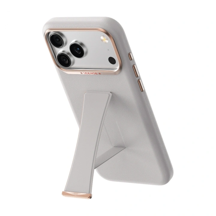 Apple iPhone 17 Pro Kılıf M-Safe Şarj Özellikli Standlı Udemos İndependence Serisi Kapak