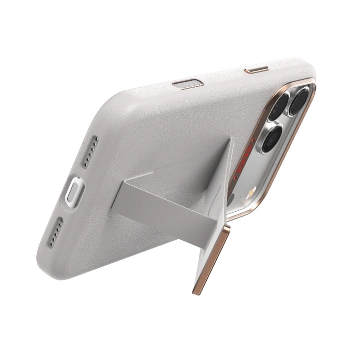 Apple iPhone 17 Pro Kılıf M-Safe Şarj Özellikli Standlı Udemos İndependence Serisi Kapak