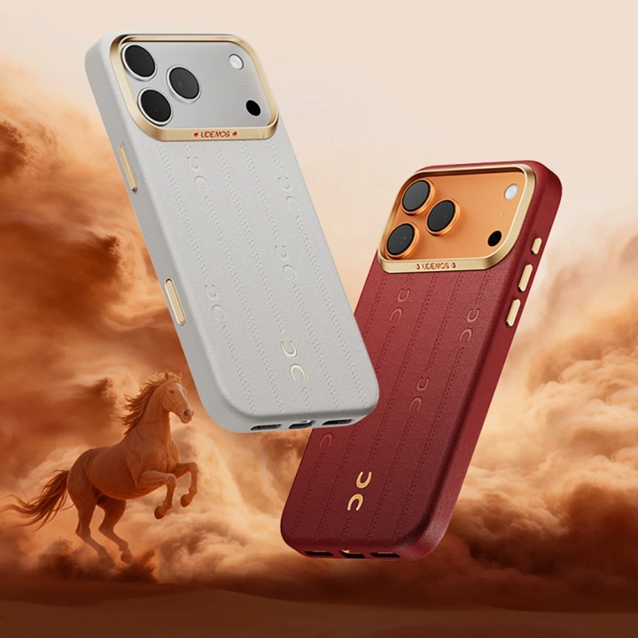 Apple iPhone 17 Pro Kılıf M-Safe Şarj Özellikli Udemos Wind Serisi Kapak