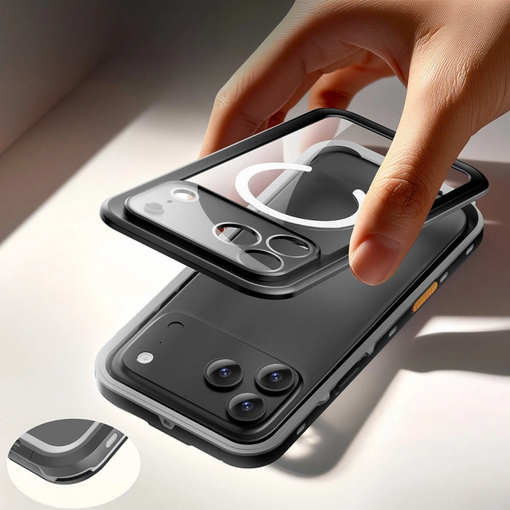 Apple iPhone 17 Pro Max Kılıf 1-1 Su Geçirmez Kılıf