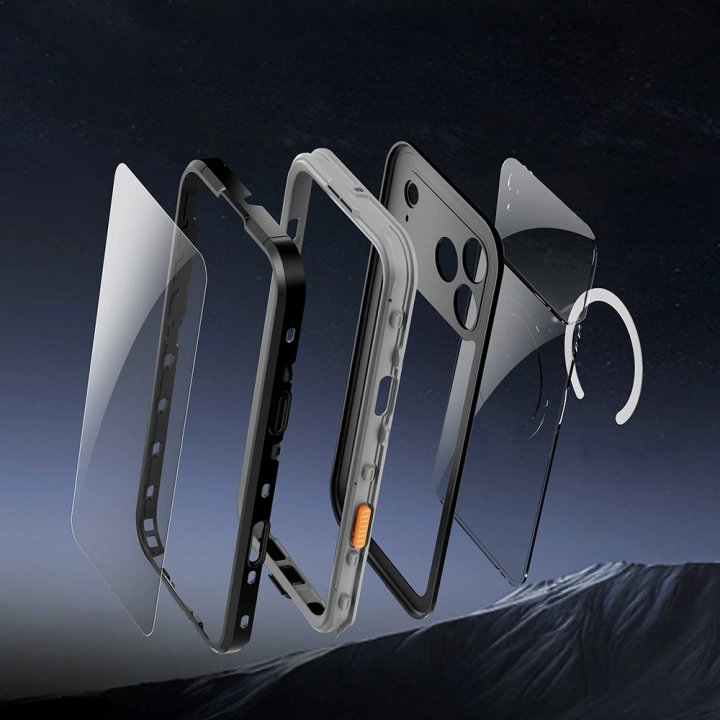 Apple iPhone 17 Pro Max Kılıf 1-1 Su Geçirmez Kılıf