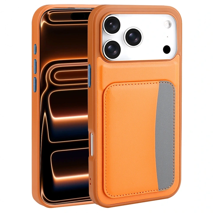 Apple iPhone 17 Pro Max Kılıf Kartlıklı Redclick X-Kart Silikon Kapak