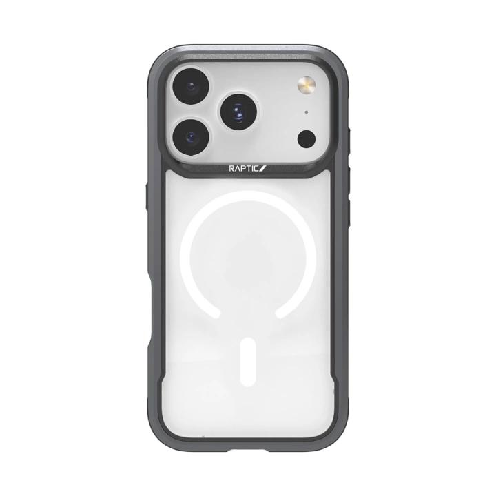Apple iPhone 17 Pro Max Kılıf M-safe Şarj Özellikli Airbagli Raptic Shield Serisi Şeffaf Arka Yüzey Kapak