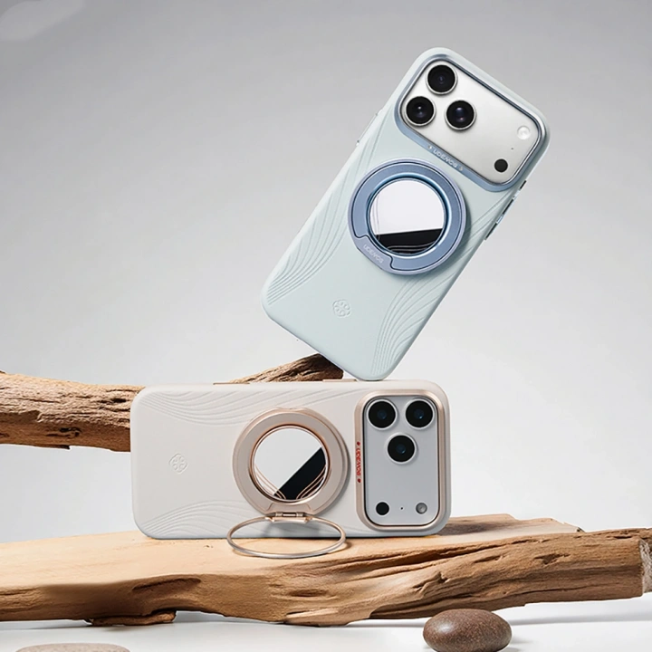 Apple iPhone 17 Pro Max Kılıf M-Safe Şarj Özellikli Çizgili Udemos Freedom Serisi Kapak