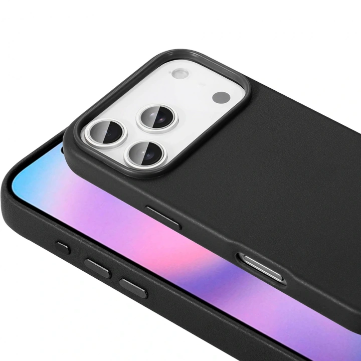 Apple iPhone 17 Pro Max Kılıf M-safe Şarj Özellikli PU Deri Görünümlü Redclick Kupra Kapak