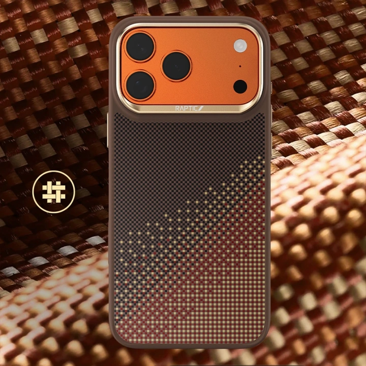 Apple iPhone 17 Pro Max Kılıf M-safe Şarj Özellikli Raptic Aramid Dual Serenity Serisi Kapak