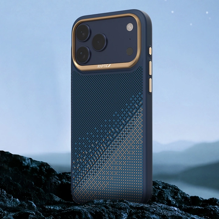 Apple iPhone 17 Pro Max Kılıf M-safe Şarj Özellikli Raptic Aramid Dual Serenity Serisi Kapak