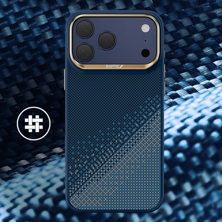 Apple iPhone 17 Pro Max Kılıf M-safe Şarj Özellikli Raptic Aramid Dual Serenity Serisi Kapak