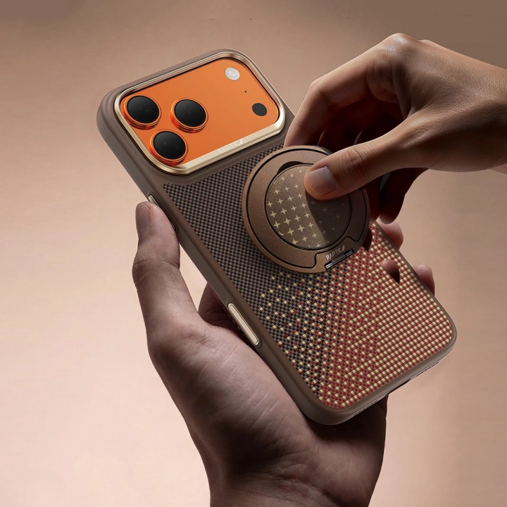 Apple iPhone 17 Pro Max Kılıf M-safe Şarj Özellikli Raptic Aramid Dual Serenity Serisi Kapak