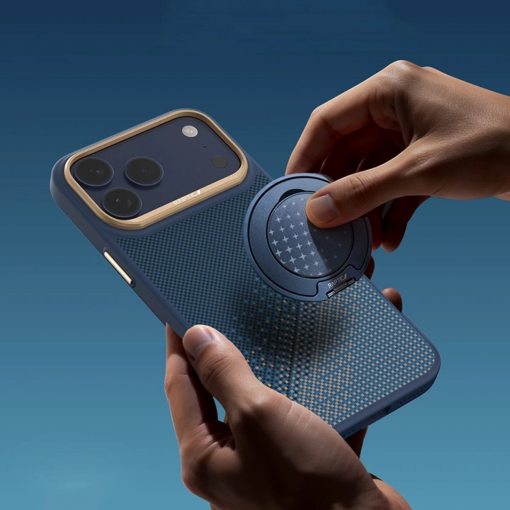 Apple iPhone 17 Pro Max Kılıf M-safe Şarj Özellikli Raptic Aramid Dual Serenity Serisi Kapak