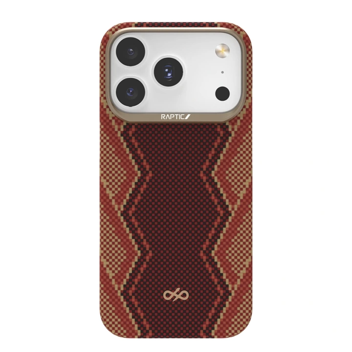 Apple iPhone 17 Pro Max Kılıf M-safe Şarj Özellikli Raptic Aramid Skin Bionic Serisi Kapak