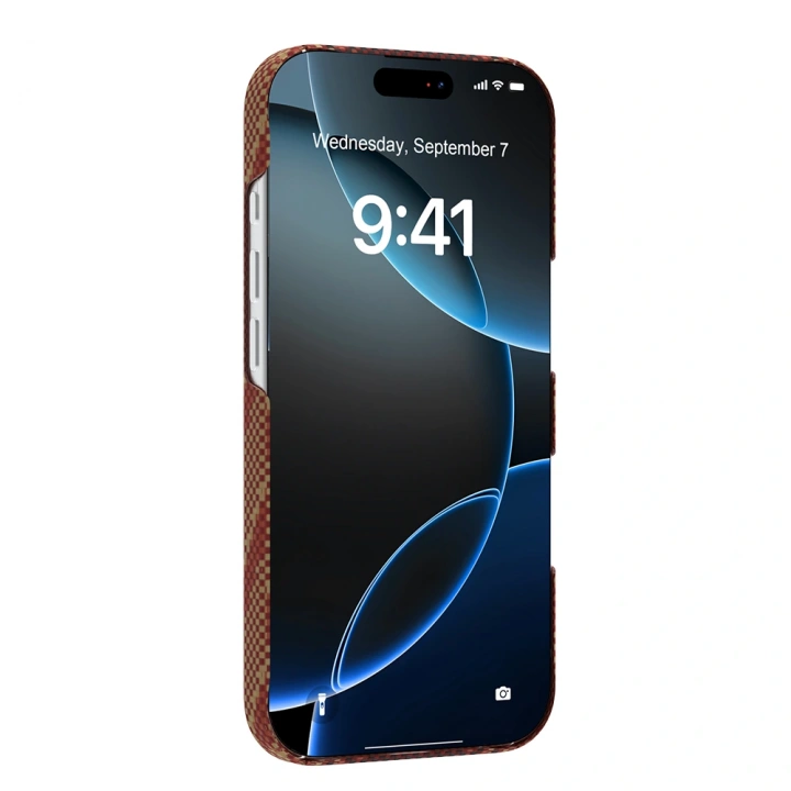 Apple iPhone 17 Pro Max Kılıf M-safe Şarj Özellikli Raptic Aramid Skin Bionic Serisi Kapak