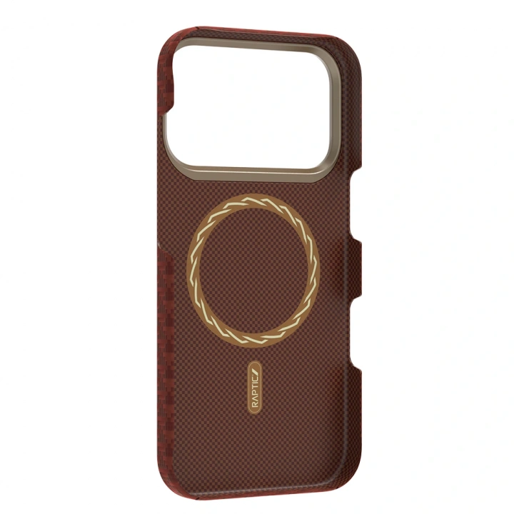 Apple iPhone 17 Pro Max Kılıf M-safe Şarj Özellikli Raptic Aramid Skin Origin Serisi Kapak