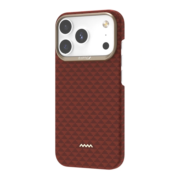 Apple iPhone 17 Pro Max Kılıf M-safe Şarj Özellikli Raptic Aramid Skin Origin Serisi Kapak