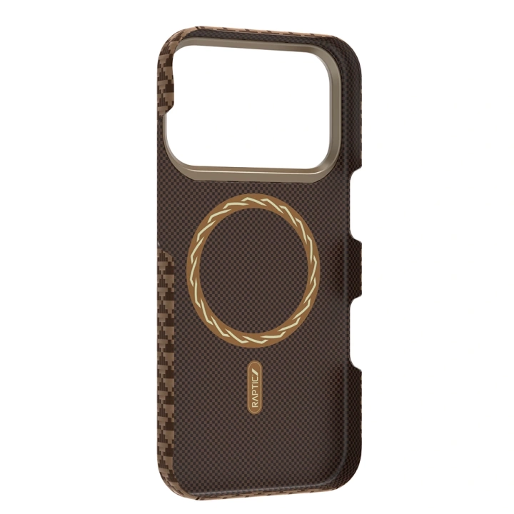 Apple iPhone 17 Pro Max Kılıf M-safe Şarj Özellikli Raptic Aramid Skin Origin Serisi Kapak