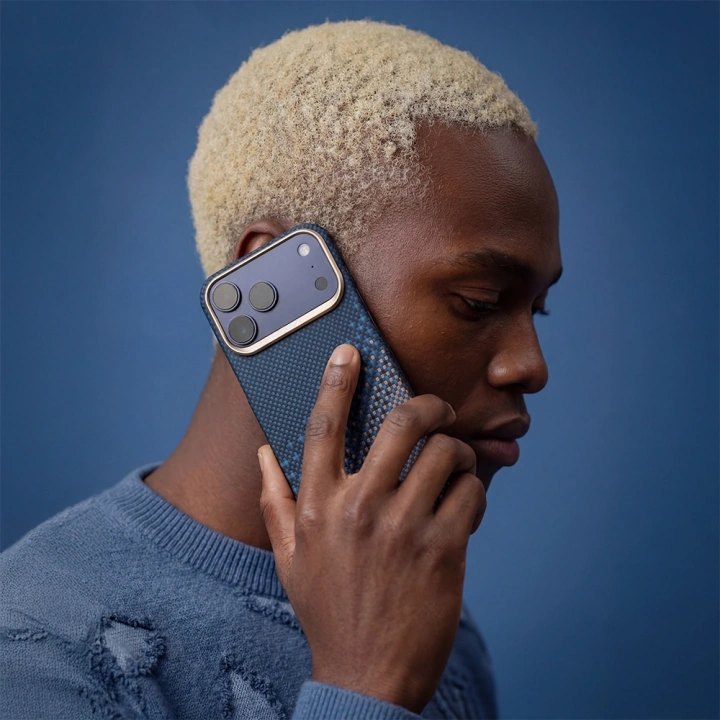 Apple iPhone 17 Pro Max Kılıf M-safe Şarj Özellikli Raptic Aramid Skin Serenity Serisi Kapak